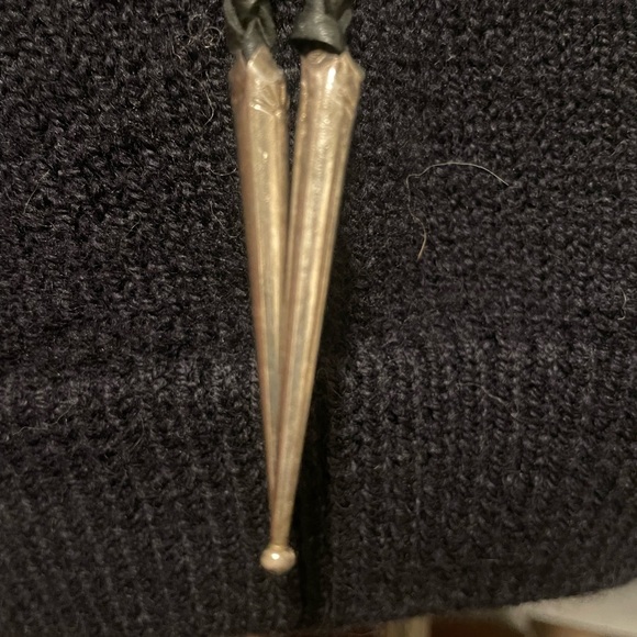 Wayne Chaeta turquoise and coral western bolo tie - Picture 5 of 5